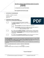 F-456 Declaraciã - N Jurada para Retenciones de Quinta Categorã - A 2023