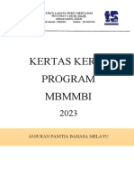 KERTAS KERJA Program Mbmmbi 2023