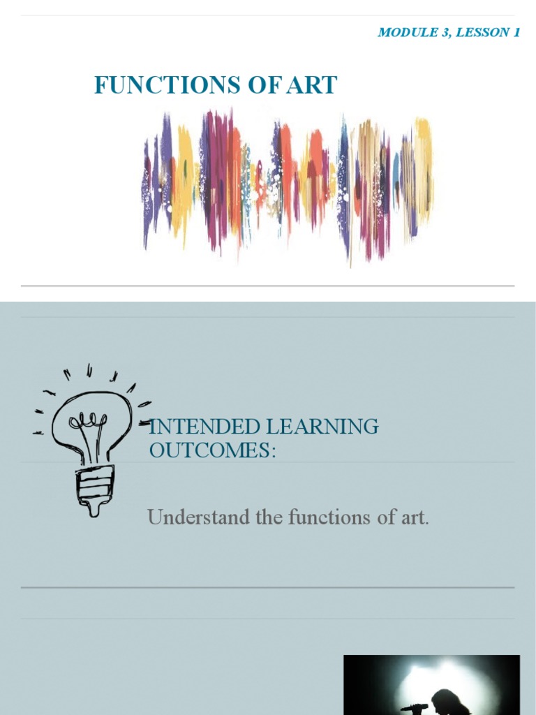Functions of Art Explained | PDF