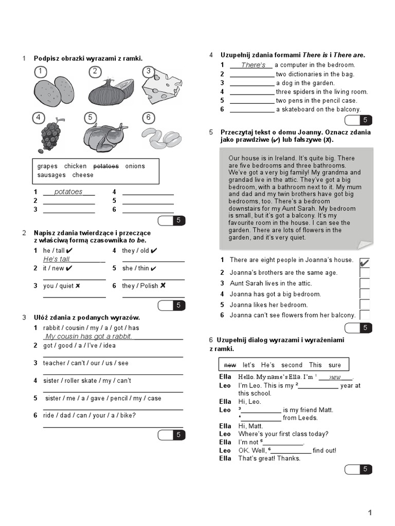 Steps Plus Klasa 5 Testy Pdf 01 - Steps Plus Dla Klasy V U0 A | PDF | Home