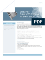 Ethernet Enhanced Physical Interface Modules: Product Overview