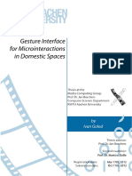 Gesture Interface For Microinteractions in Domestic Spaces