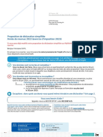 Proposition de Déclaration Simplifiée 2023