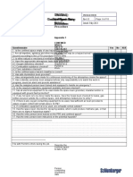 Confined Space Entry Checklist