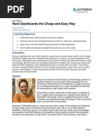 Class Handout AS319456 Revit Dashboardsthe Cheapand Easy Way Jason Kunkel 2