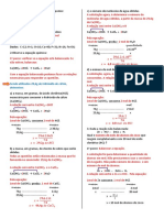 Determinação de massas e quantidades em reações químicas