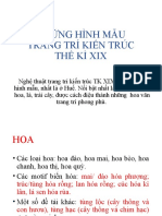 Trang trí kiến trúc TK 19