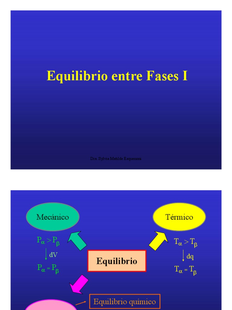 Equilibrio y Diagramas de Fases | PDF | Fase (materia) | Diagrama de fases