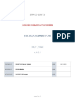 Risk Management Plan Model