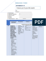 Actividad 5° Religión