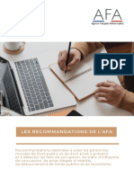 Recommandations AFA PDF