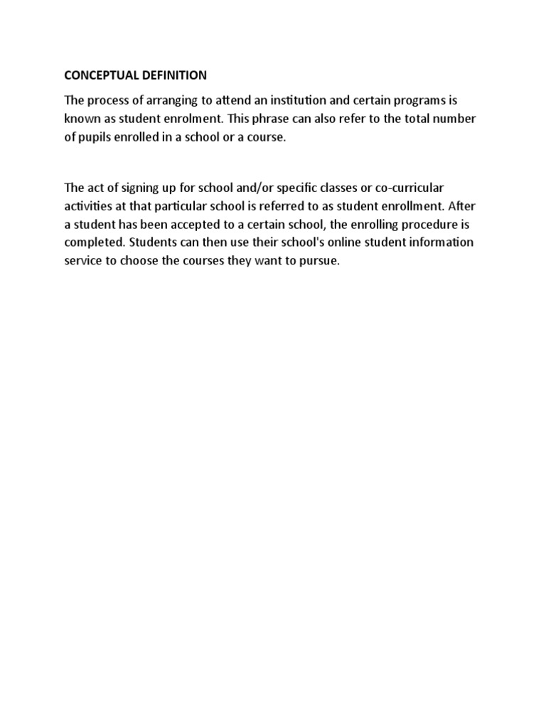 Conceptual definition pdf