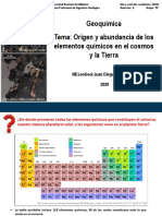 Geoquimica - Semana 03 - Origen y Abundancia de Los Elementos Quimicos - 200624