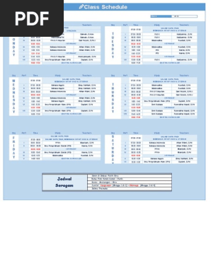 Class Schedule