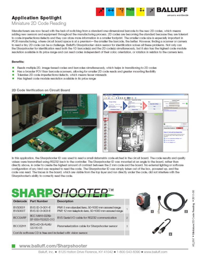 Miniature 2D Code Reading Solutions | PDF | Barcode | Printed Circuit Board