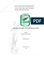 Trabajo de Investigación Derecho Concursal