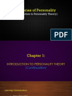 Introduction To Personality Theories (Part II) PDF