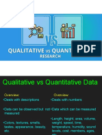 Qualitative Vs Quantitative Research Methods