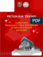 Juknis Lomba Pidato Bahasa Jawa Tingkat SMA-K-MA PDF
