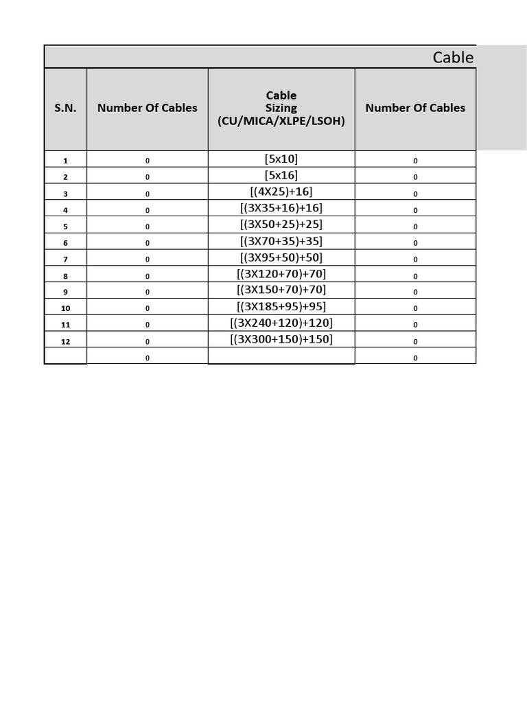 Cable Tray Sizing (A.F) Modified PDF