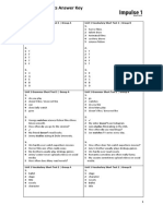 Impulse 1 Tests Answer Key PDF