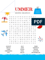 Word Search Worksheet PDF