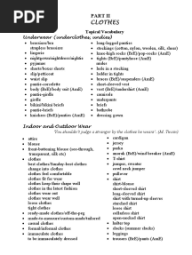 Clothes Part 2 PDF