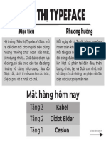 Phương hướng Mục tiêu: Siêu Thị Typeface