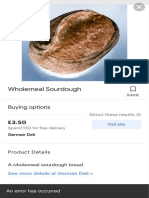 Wholemeal Sourdough Google Shopping