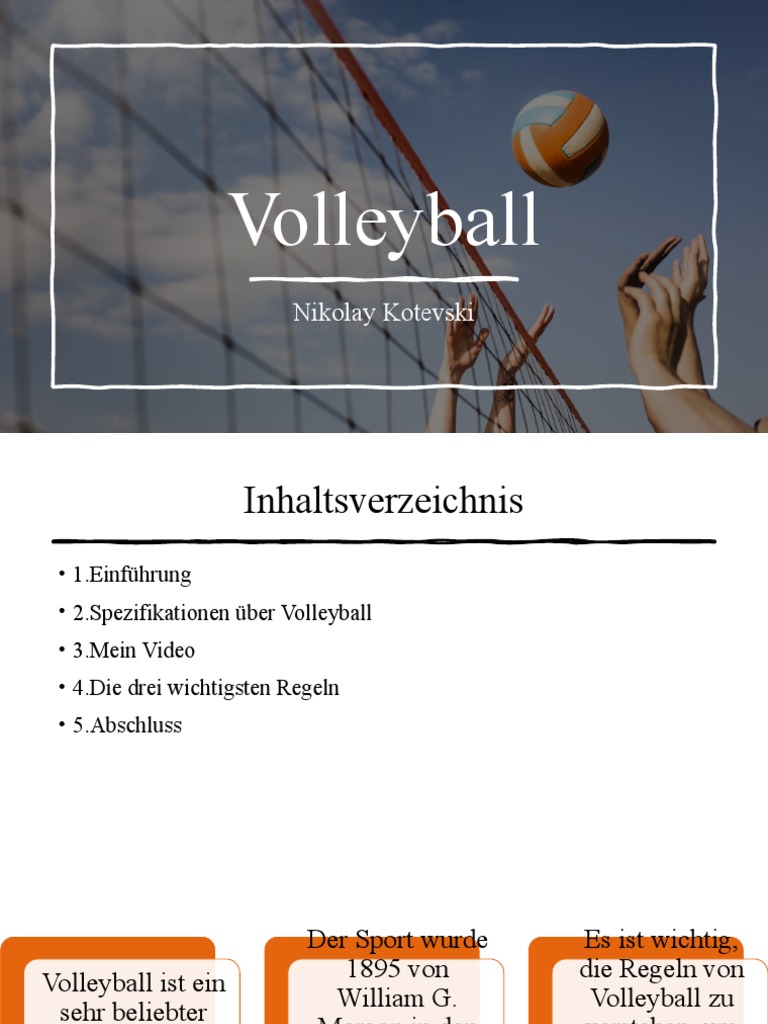 Volleyball Deutsch PDF