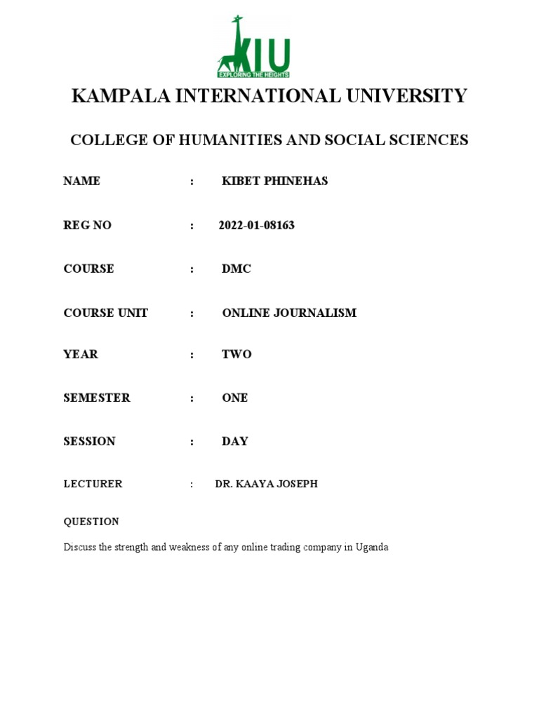 Jiji Uganda PDF Option (Finance) Usability