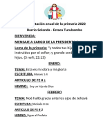 Presentacion Anual de La Primaria 2022 PDF
