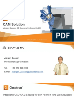 Cimatron 15 - CAM Solution - Uni Paderborn