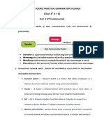 Pratical Examination Syllabus 8th