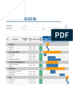 Plan D'actions Action Eid Adha Cellule S&L - Diagramme de Gantt