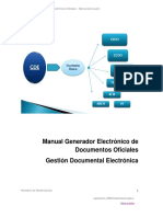 Manual de Generador Documentos Electronicos Oficiales GDE