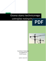 Ocena Stanu Technicznego Ustrojów Nośnych Żurawi 2021