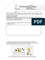 Planificacion Proyectos de Tecnologia 3° Basico