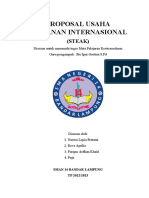 Proposal Usaha Makanan Internasional