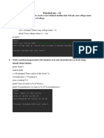 Practical No 12 To 16
