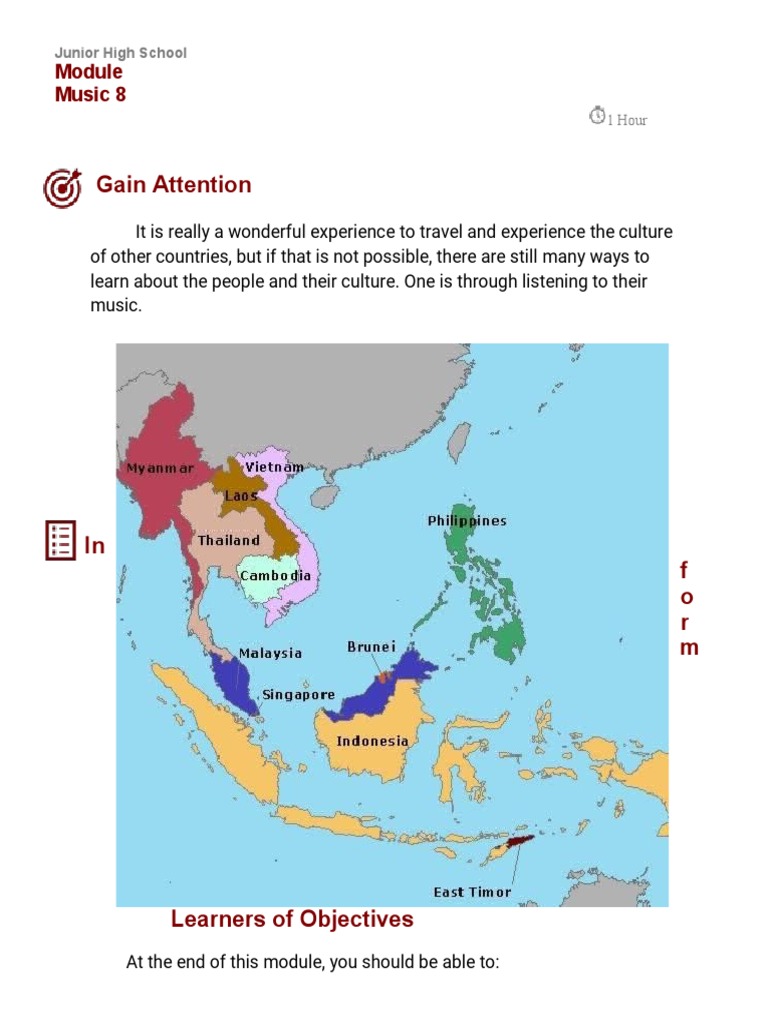 Mapeh 8 Music 8 Week 1 Pdf Musicology Performing Arts
