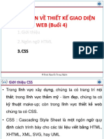 Tổng Quan Về Thiết Kế Giao Diện WEB (Buổi 4)