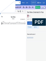Start Menu (Undertale) for Flute Sheet music for Flute (Solo)  Musescore.com