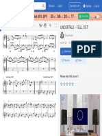 UNDERTALE - FULL OST Sheet music for Piano (Solo)  Musescore.com