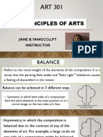 Principles of Arts: Jane B. Yangco, LPT Instructor