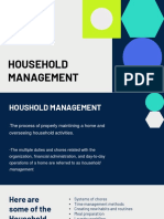 Household Management Huaman Developmnent Report