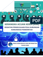 KAK Pengelolaan Pola Hub Kom Pemerintah