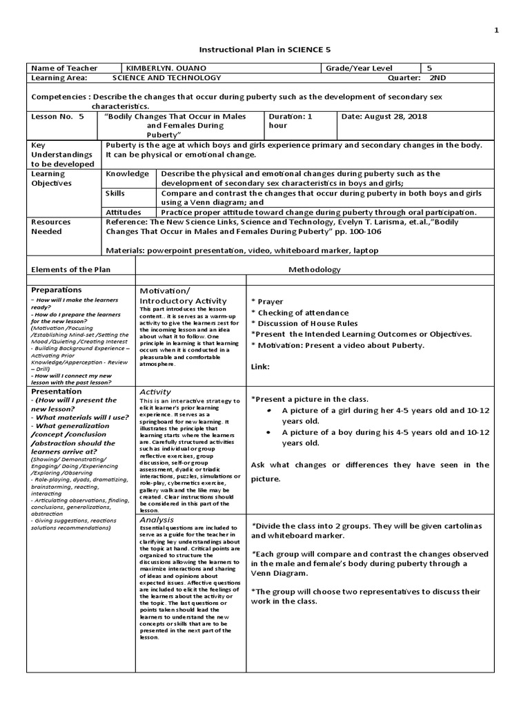 Science Grade 5 PDF Learning Understanding