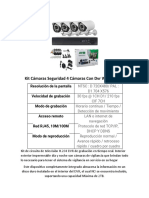 Kit Cámaras Seguridad 4 Cámaras Con DVR Wifi Hd1080