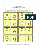 Letter Matching Game